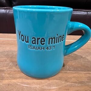 Coffee Mug “You are mine” Isaiah 43:1 beautiful mug perfect condition.